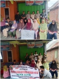 Desa Niur Menggelar Musdes Koperasi Merah Putih dan Pembagian BLT